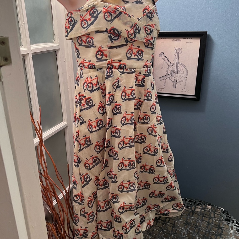 Anthropologie Bike Lane Dress 00 - Picture 4 of 8
